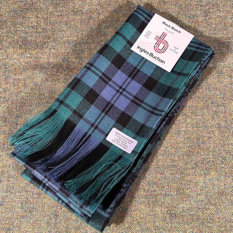 Full Length Sash in Black Watch Ancient Tartan