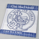 MacDonald Clan Crest Tea Towel (To Clear)