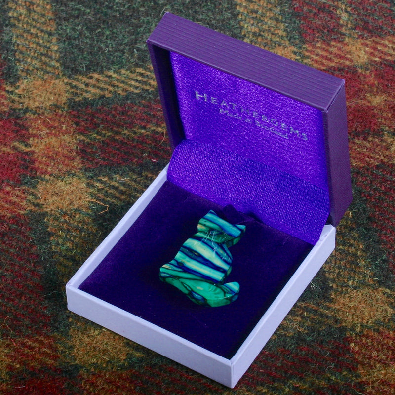 Heathergems Cat Brooch