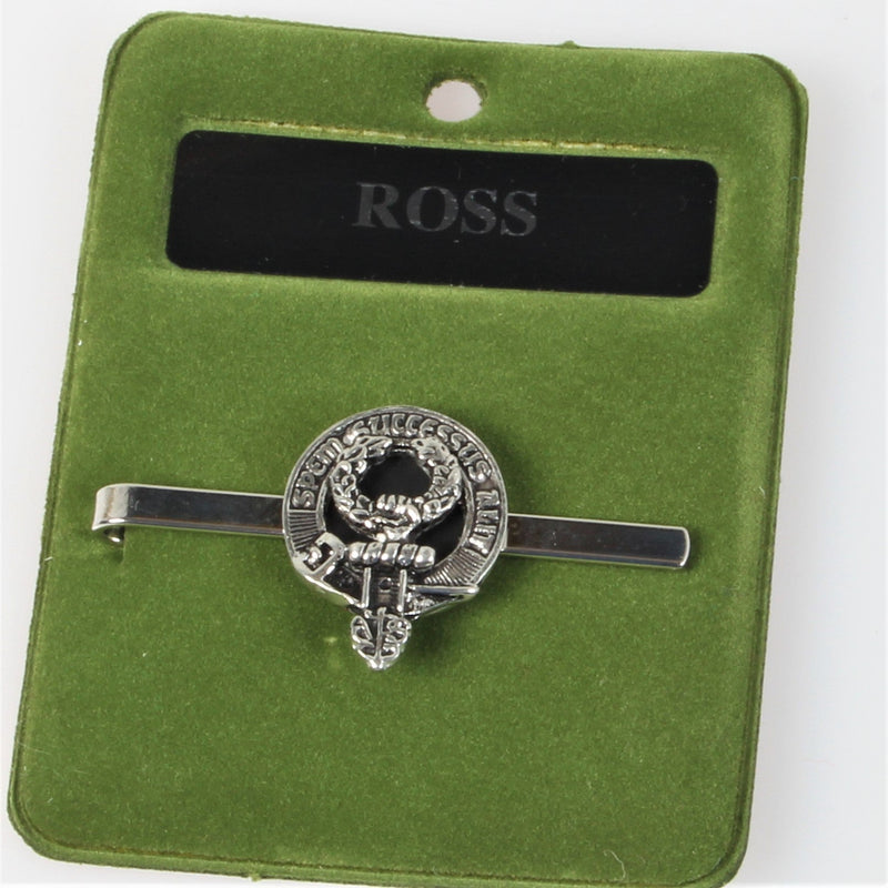 Ross Clan Crest Pewter Tie Slide