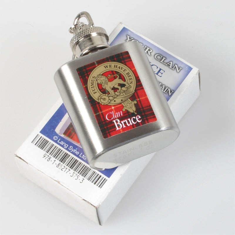 Bruce Clan Crest Nip Flask (to clear)