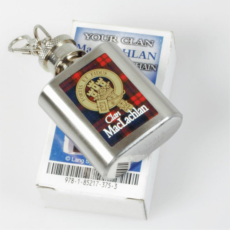 MacLachlan Clan Crest Nip Flask (to clear)