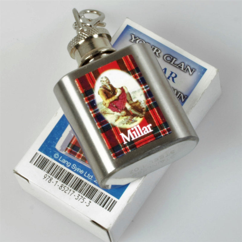 Millar Tartan Nip Flask (to clear)