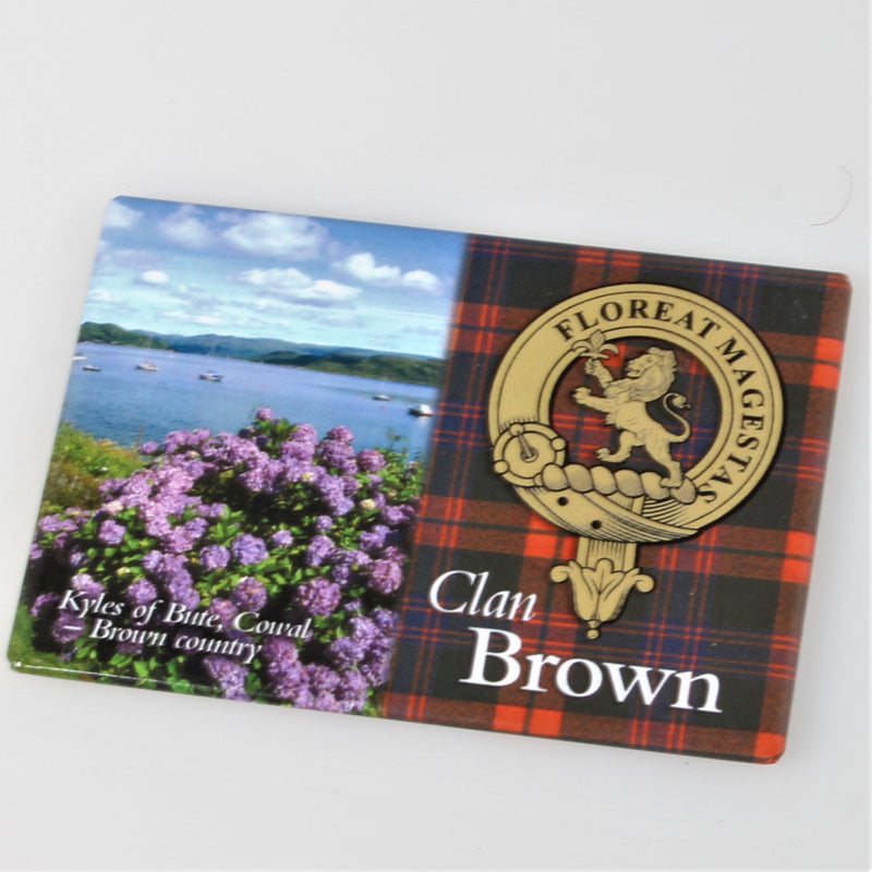 Clan Brown Fridge Magnet