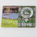 Clan Craig Fridge Magnet