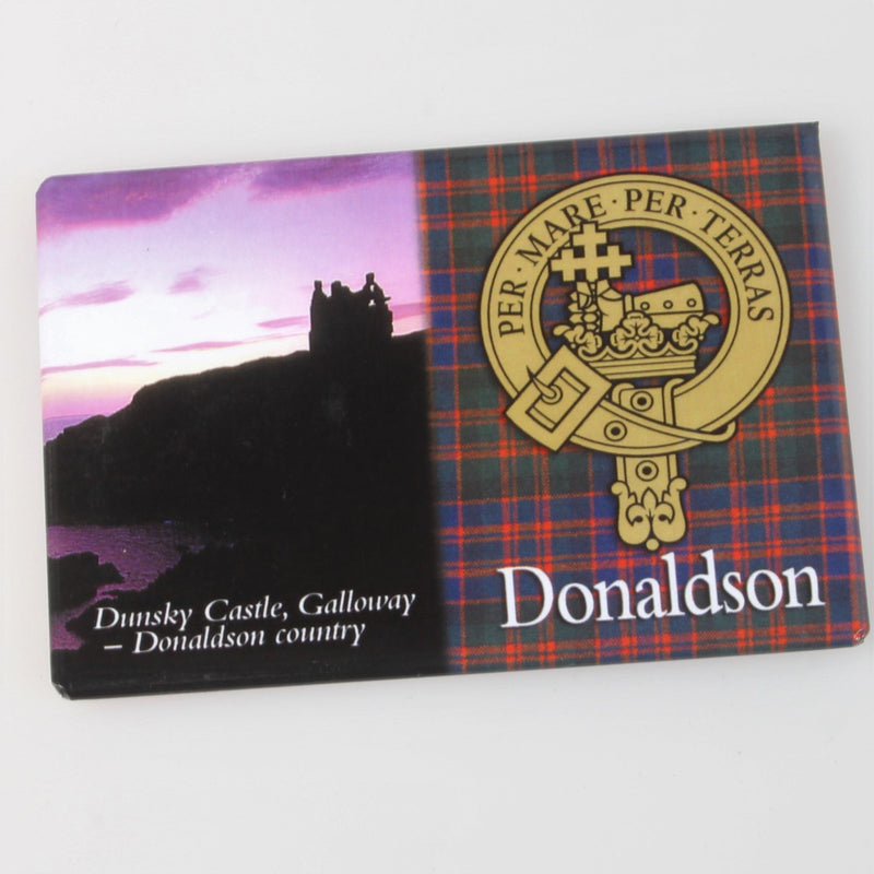 Donaldson Clan Crest Fridge Magnet