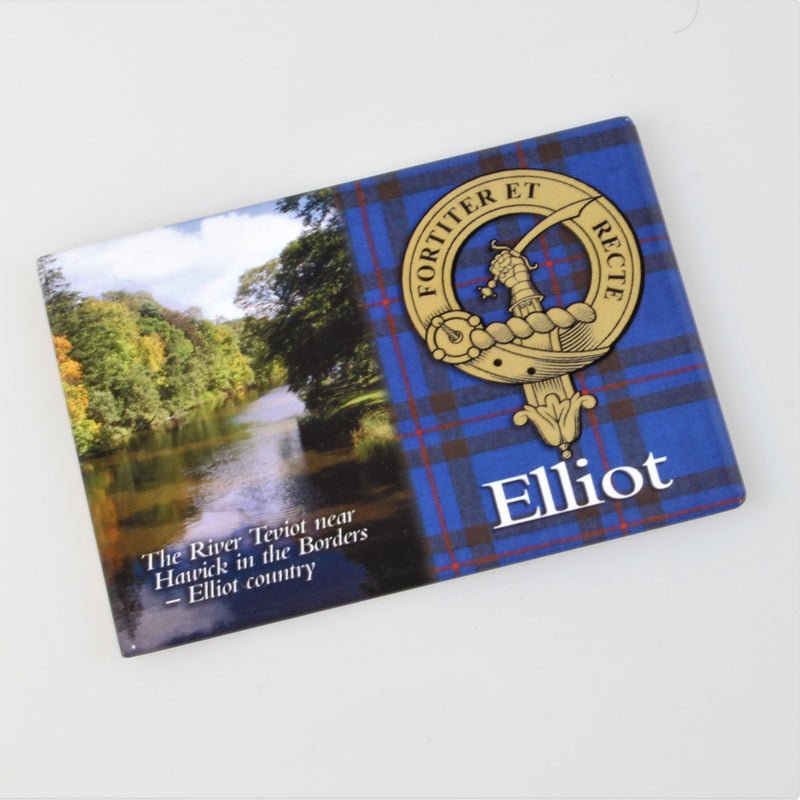 Elliot Clan Crest Fridge Magnet