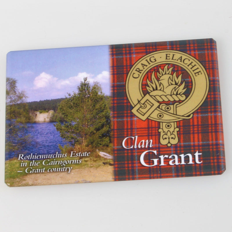 Grant Clan Crest Fridge Magnet