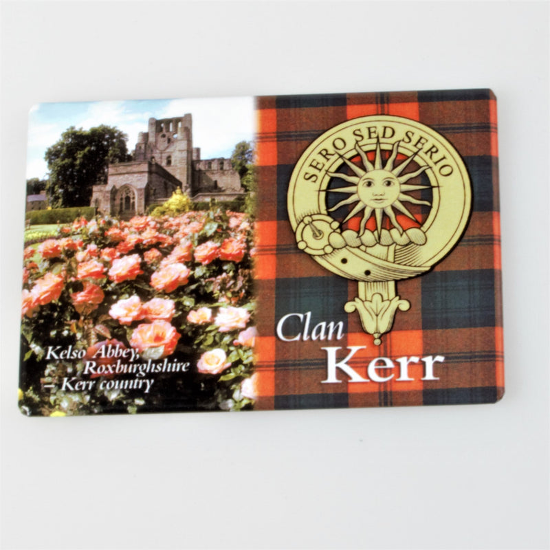 Kerr Clan Crest Fridge Magnet