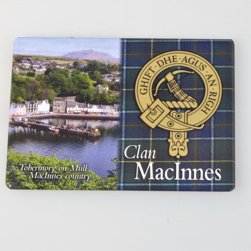 MacInnes  Clan Crest Fridge Magnet