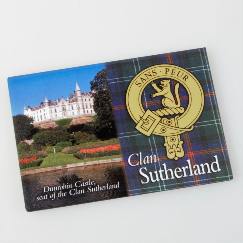 Sutherland Clan Crest Fridge Magnet