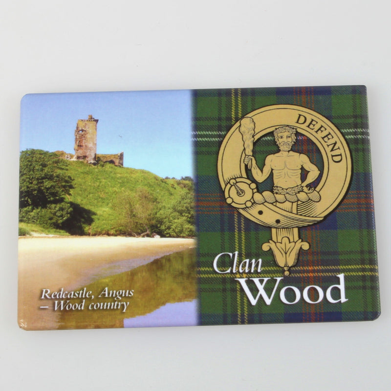 Wood Clan Crest Fridge Magnet