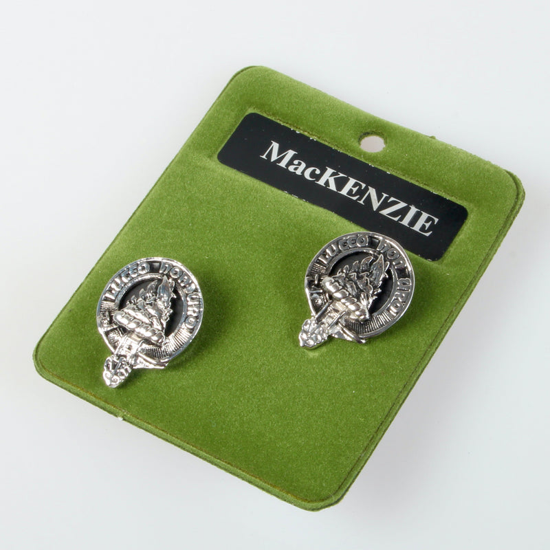 Mackenzie Clan Crest Pewter Cufflinks