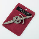 Clan Crest Pewter Kilt Pin with Cockburn Crest