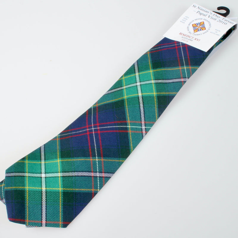 St Ninian (Papal)  Tartan Tie