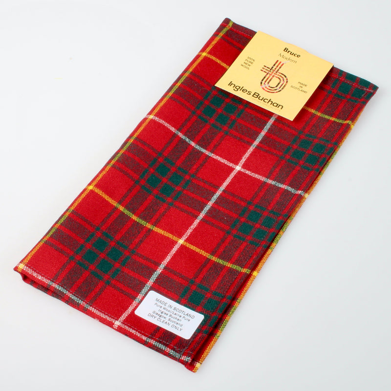 Wool Tartan Pocket Square in Bruce Modern Tartan