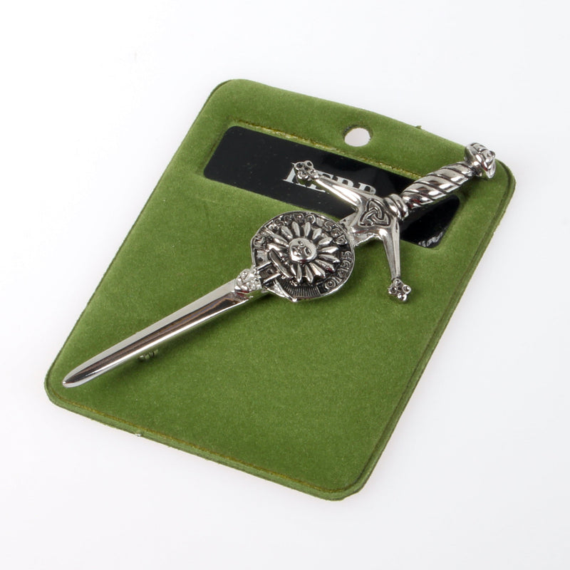 Clan Crest Pewter Kilt Pin with Kerr Crest