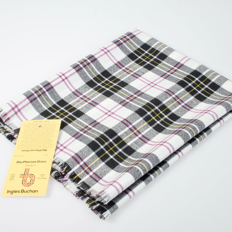 MacPherson Dress Tartan Wool Stole