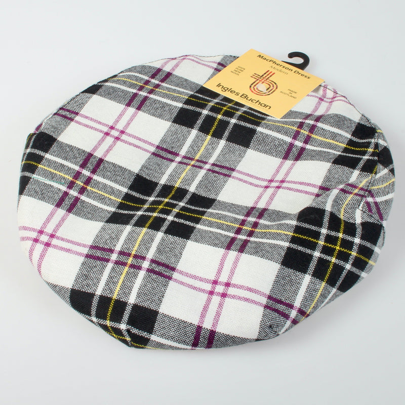 Pure Wool Golf Cap in MacPherson Dress Modern Tartan