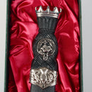 MacDonald Clan Crest Stone Top Thistle Design Sgian Dubh
