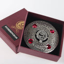 Fotheringham Clan Crest Pewter Plaid Brooch
