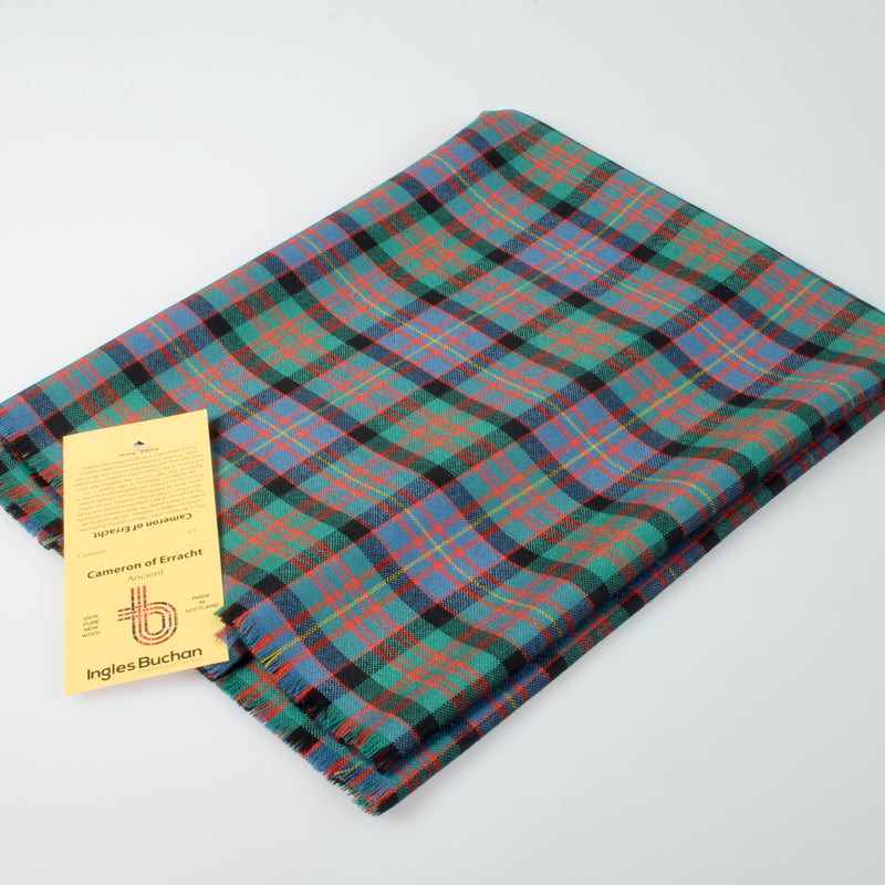 Cameron of Erracht Ancient Tartan Wool Stole