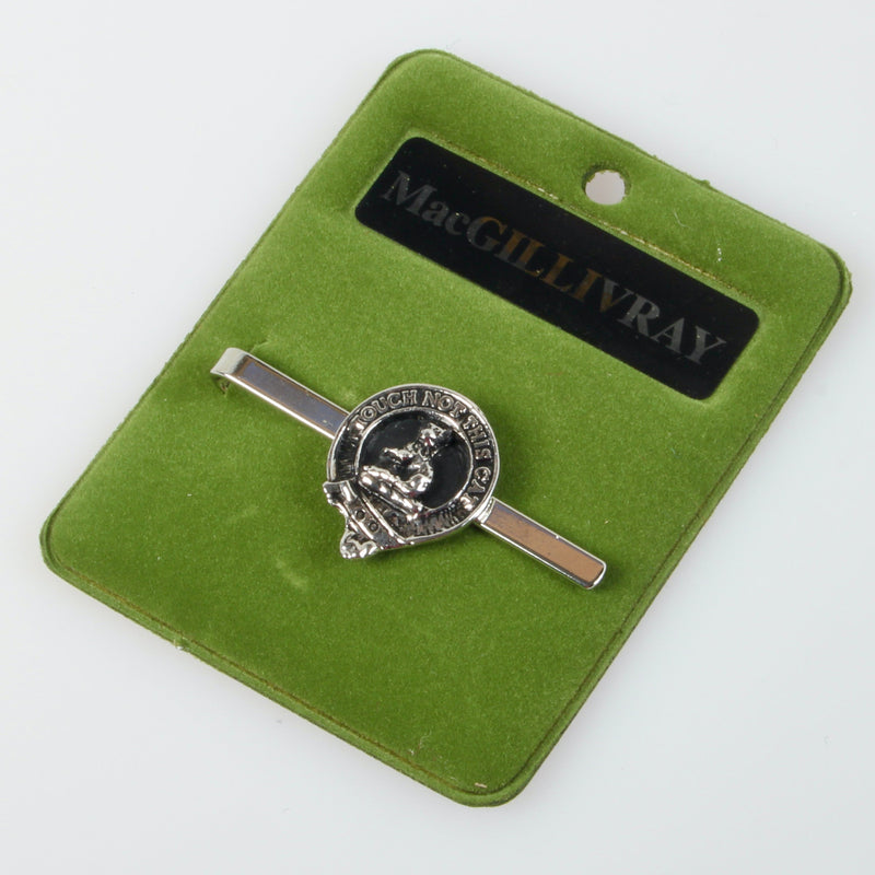 MacGillivray Clan Crest Pewter Tie Slide