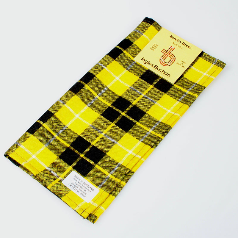 Wool Tartan Pocket Square in Barclay Dress Tartan.