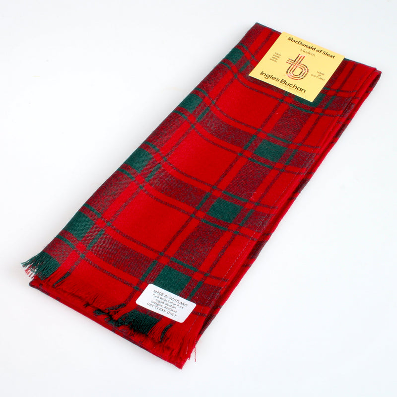 Wool Scarf in MacDonald of Sleat Tartan