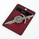 Clan Crest Pewter Kilt Pin with Hay Crest