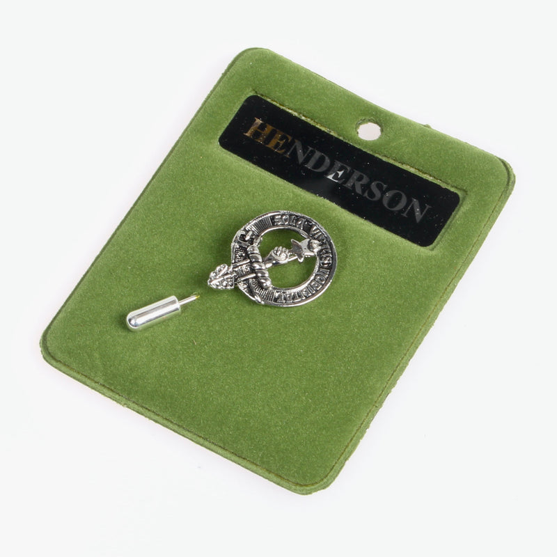 Henderson Clan Crest Pewter Tie Pin