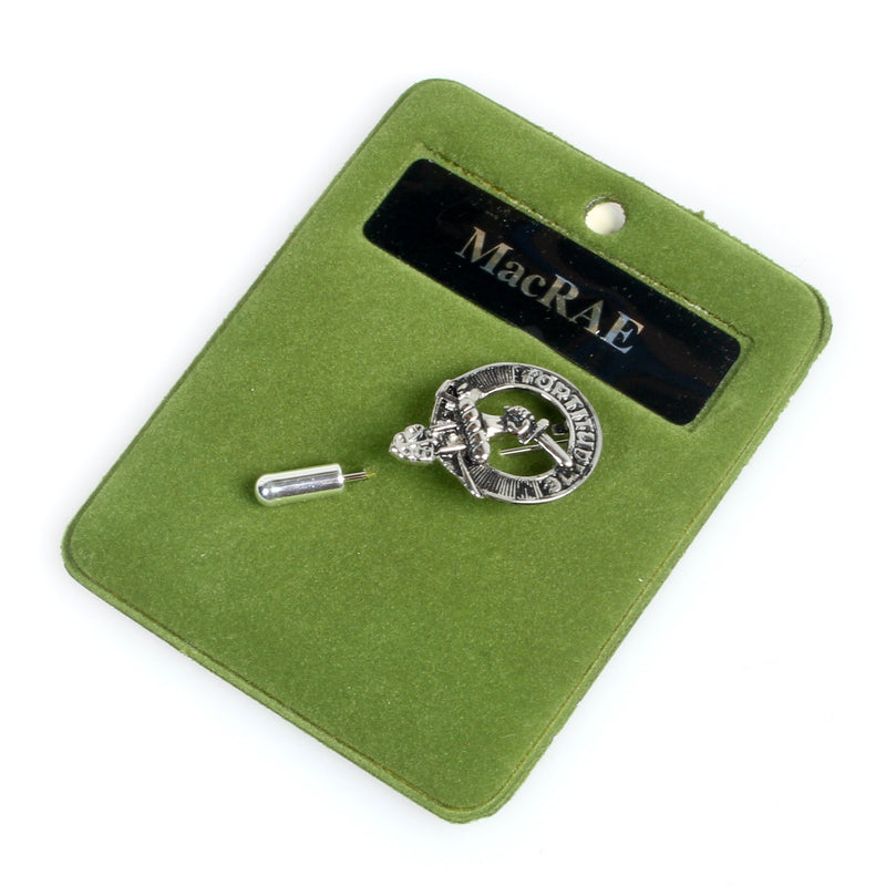 MacRae Clan Crest Pewter Tie Pin