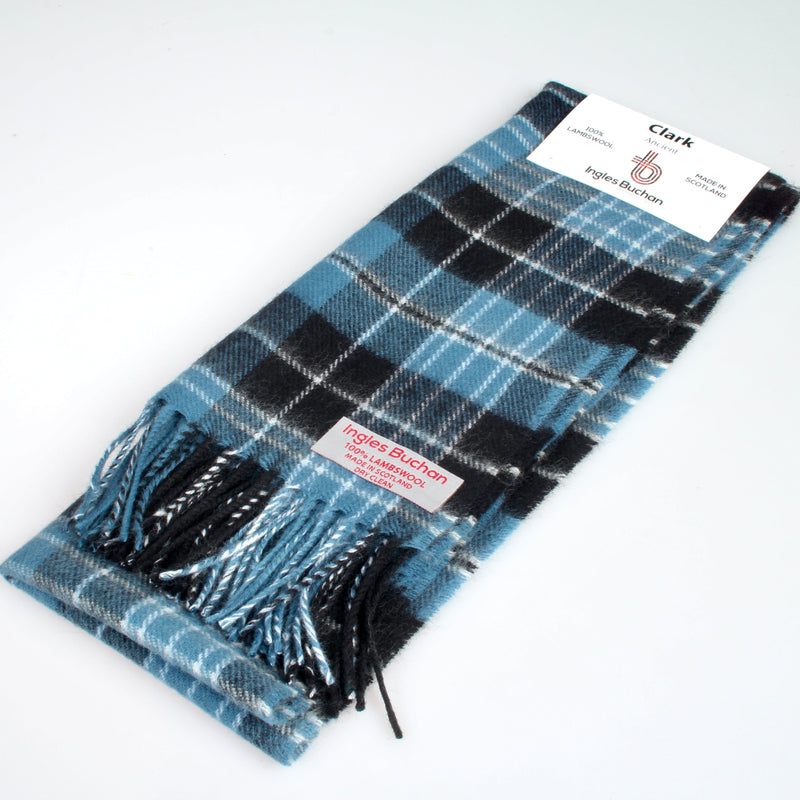 Lambswool Scarf in Clark Ancient Tartan