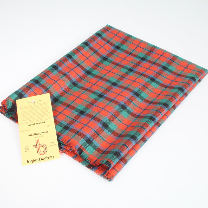 MacNaughton Ancient Wool Tartan Shawl