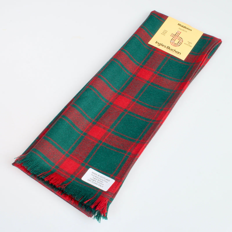 Wool Scarf in Middleton Modern Tartan.