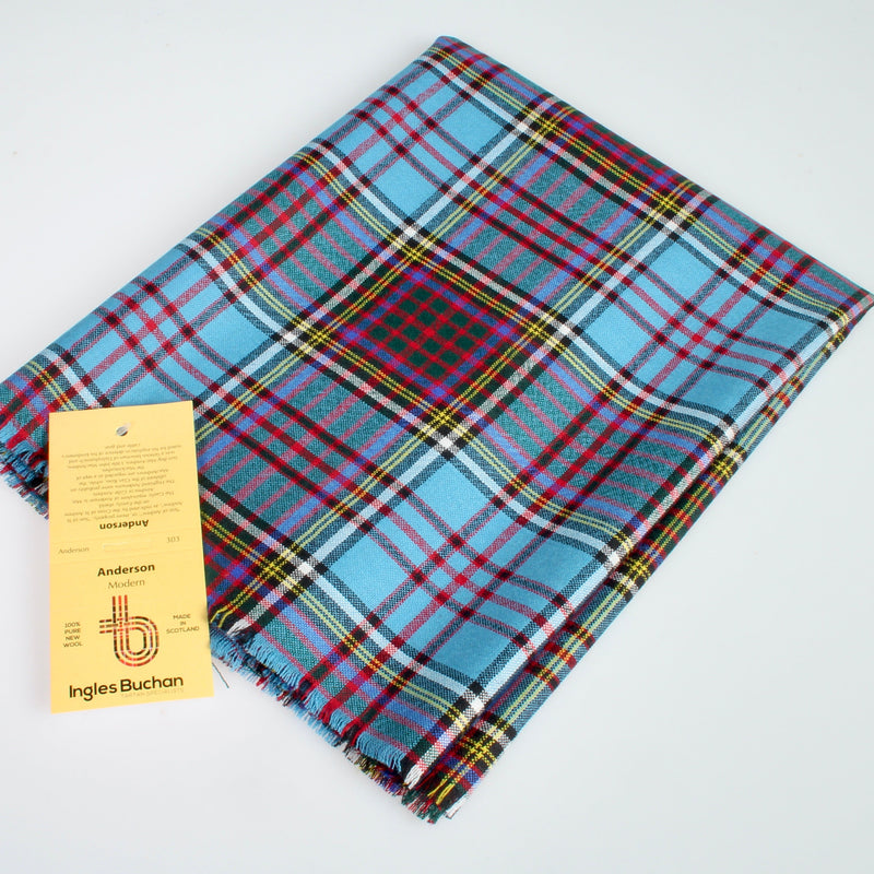 Anderson Modern Tartan Wool Stole