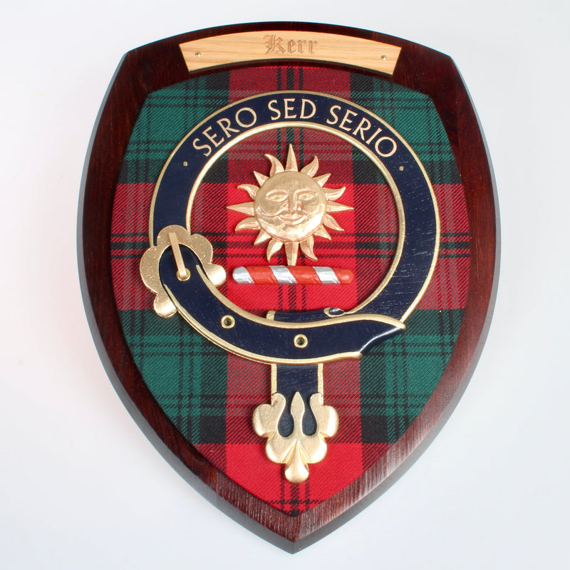 Kerr Clan Crest Plaque.