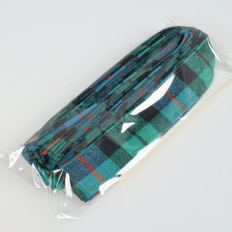 Wool Strip Ribbon in Morrison Ancient Tartan - 5 Strips, Choose Your Width