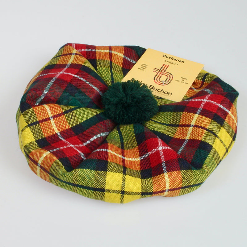 Unisex Wool Tam in Buchanan Modern Tartan