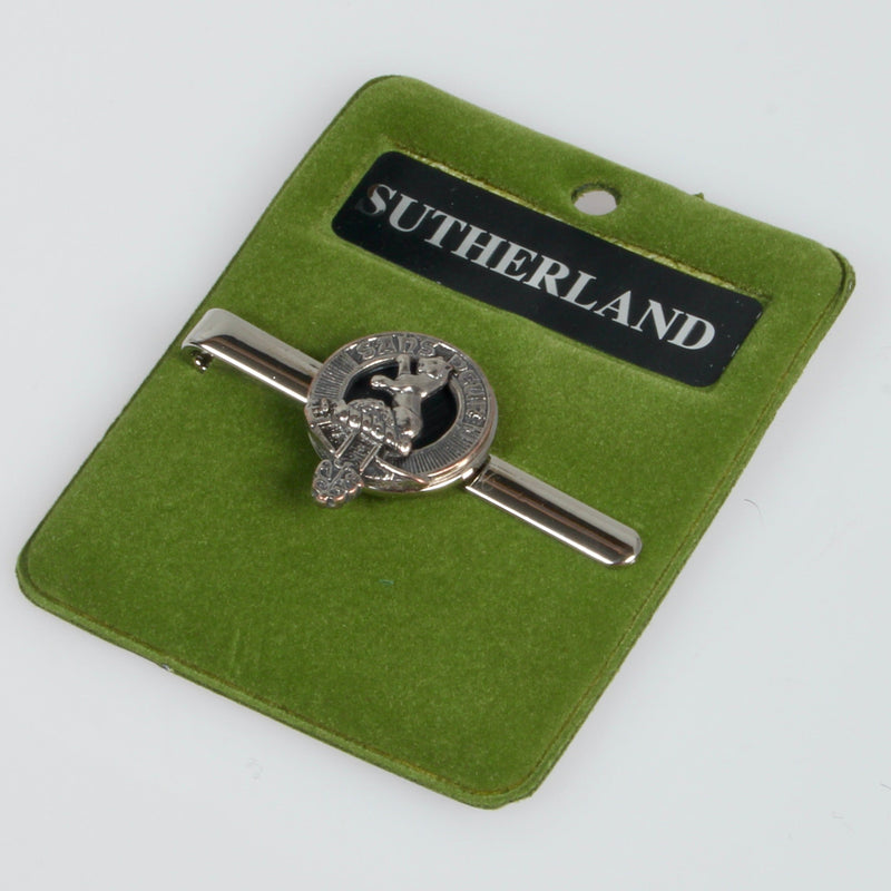 Sutherland Clan Crest Pewter Tie Slide