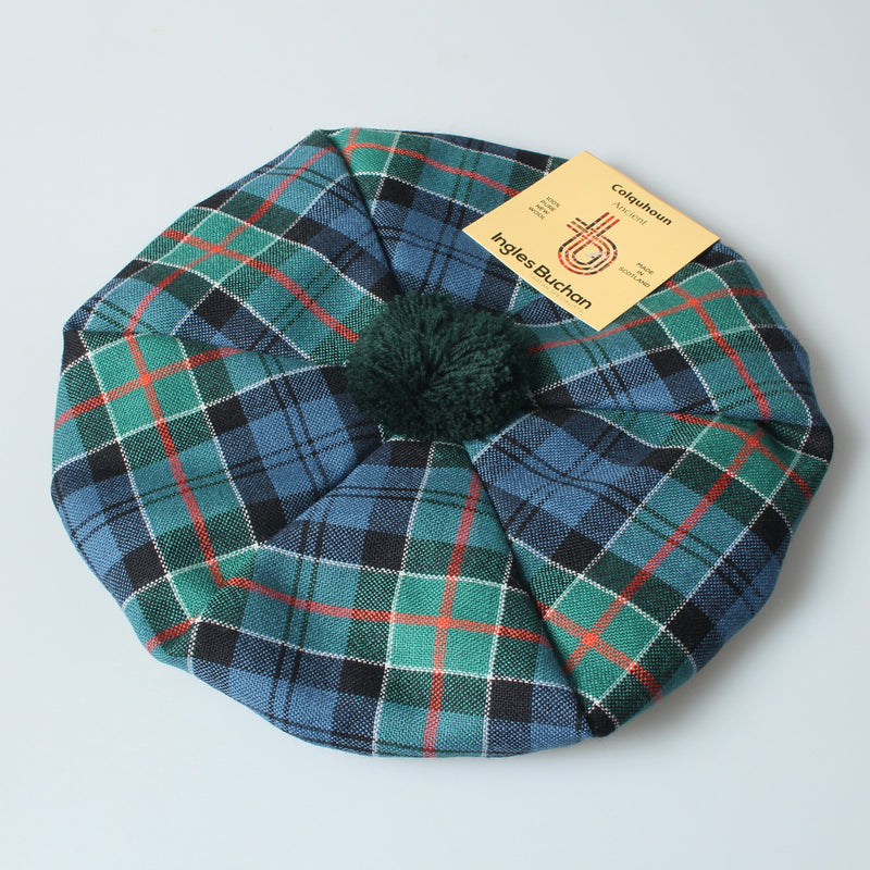 Colquhoun Ancient Wool Tartan Tam