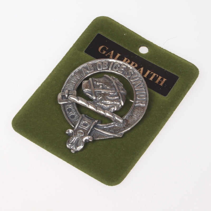 Galbraith Clan Crest Badge in Pewter