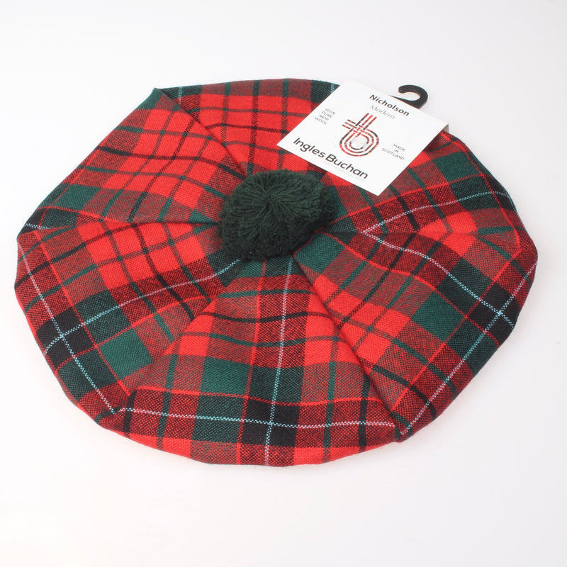 Nicholson Modern Wool Tartan Tam