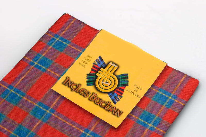 Wool Tartan Pocket Square in Inverness Tartan.