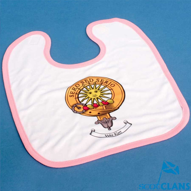 Kerr Clan Crest Baby Bib