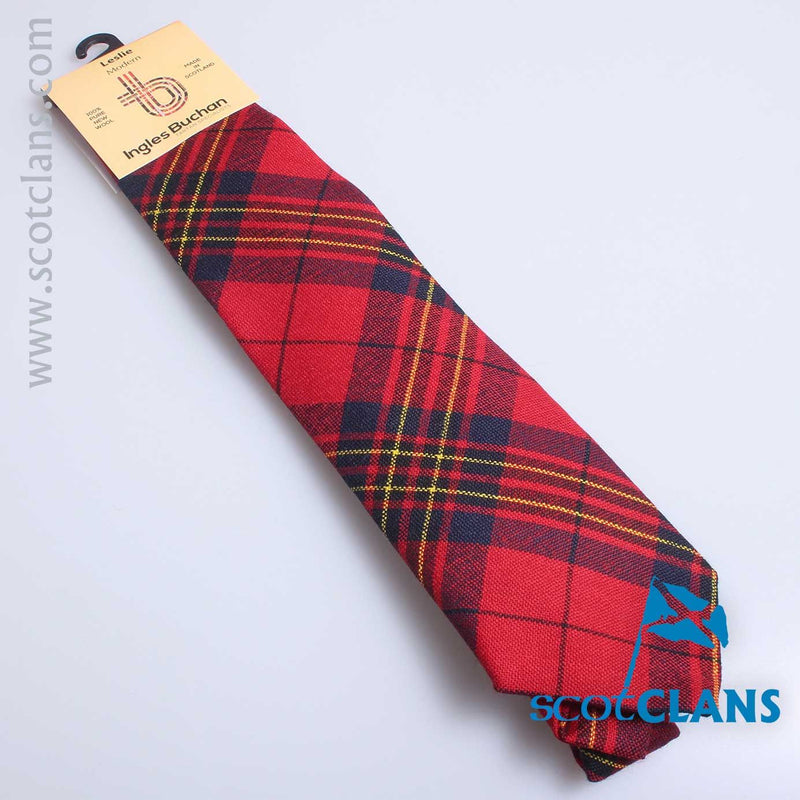 Pure Wool Tie in Leslie Modern Tartan