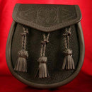 Leather Daywear Sporran - Celtic Top