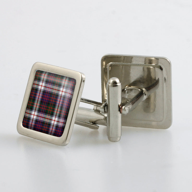 MacDonald Dress Modern Tartan Cufflinks - Choose Your Shape.