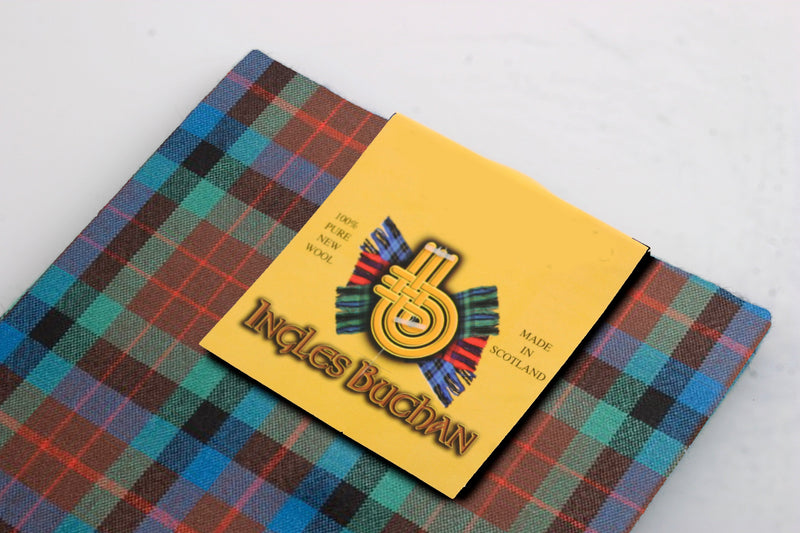 Wool Tartan Pocket Square in MacDuff Hunting Ancient Tartan