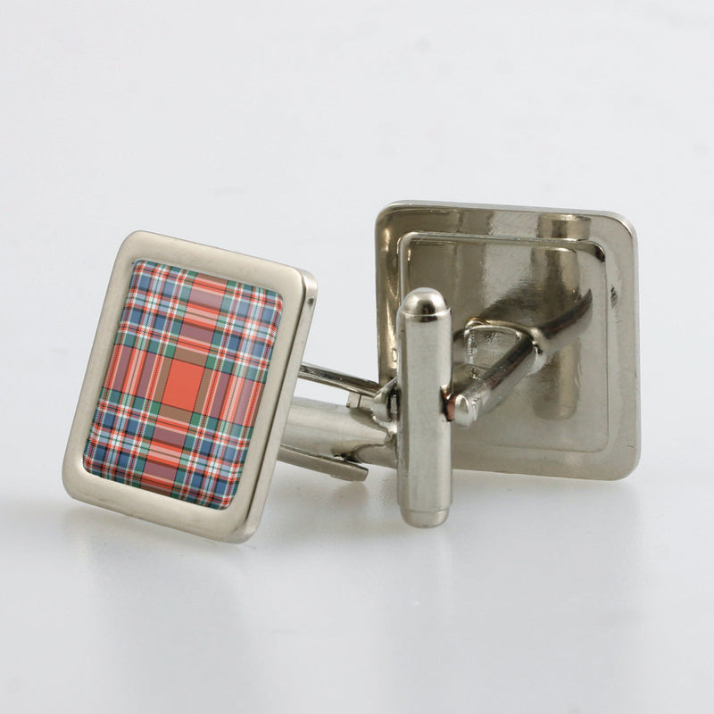 MacFarlane Ancient Tartan Cufflinks - Choose Your Shape